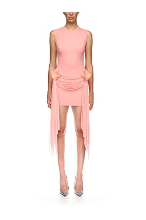 Miniabito in jersey color pesca DAVID KOMA | RE26DK46DPEACH